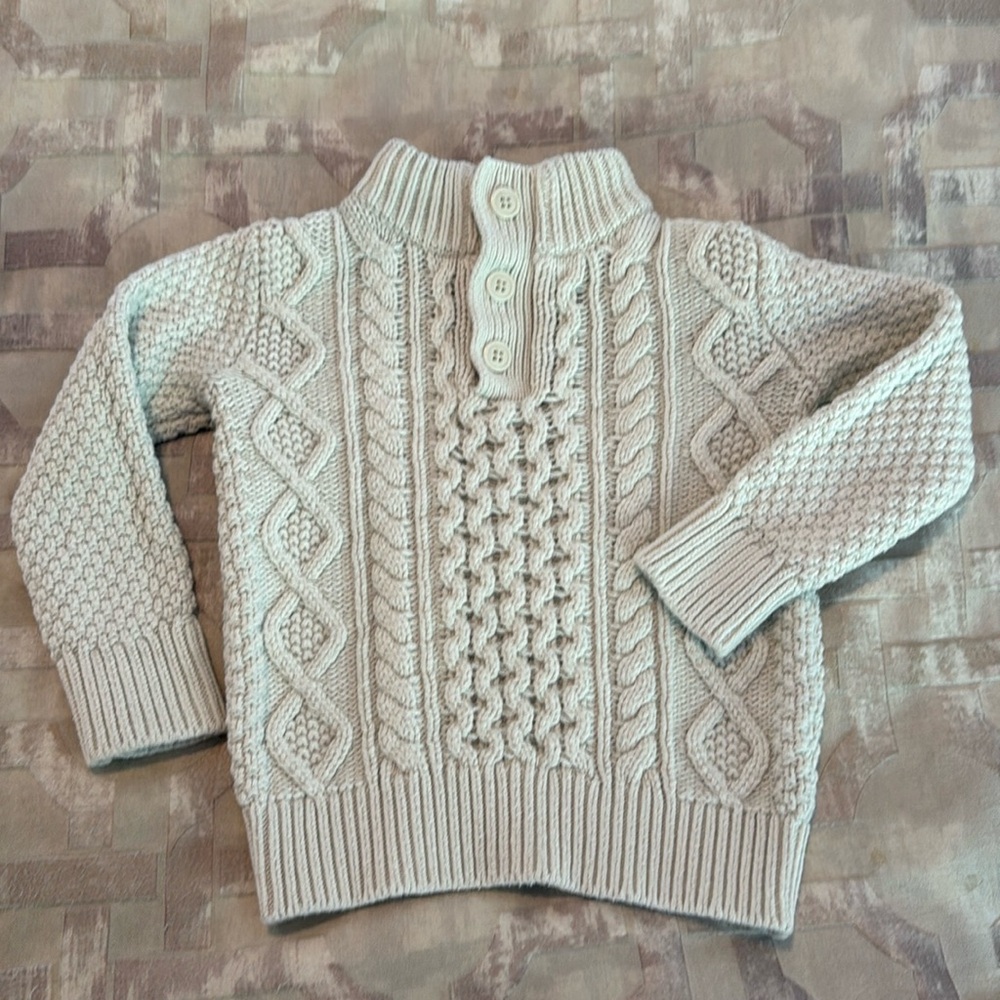 Boys Gap Cable Knit Sweater 4 years